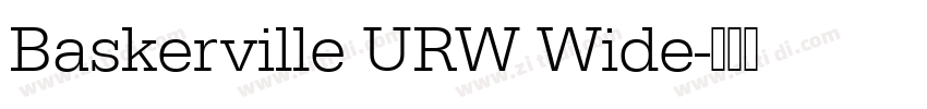 Baskerville URW Wide字体转换 Baskerville URW Wide字体转换